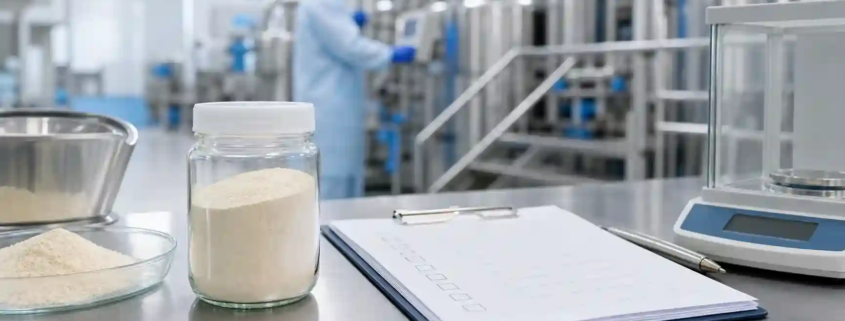 Lumbrokinase powder sample with production capacity and quality control setting