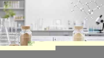 AI-generated laboratory comparison image for lumbrokinase vs nattokinase enzyme ingredient sourcing