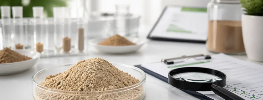 Earthworm protein powder quality checklist and lab review for B2B buyers