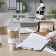 Earthworm protein powder wholesale buying checklist with sample pouches and QA documents