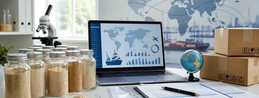 Lumbrokinase powder sourcing documents and global ingredient import planning
