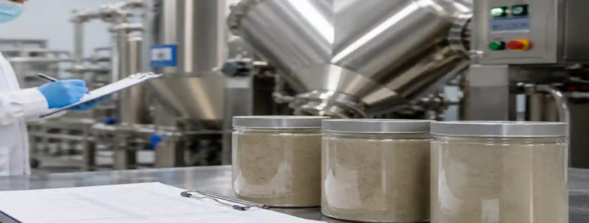 OEM earthworm protein manufacturing service with ingredient powder and quality documents