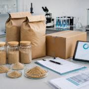 Bulk Earthworm Protein Supplier Guide: How B2B Buyers Should Evaluate Supply featured image Bulk earthworm protein powder samples with supplier documents, packaging, and B2B sourcing checklist