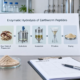 Earthworm peptide powder with laboratory hydrolysis process flow sheet, filtration setup, and quality control documents