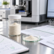 Lumbrokinase powder sample with activity-unit charts, COA documents, and lab testing equipment